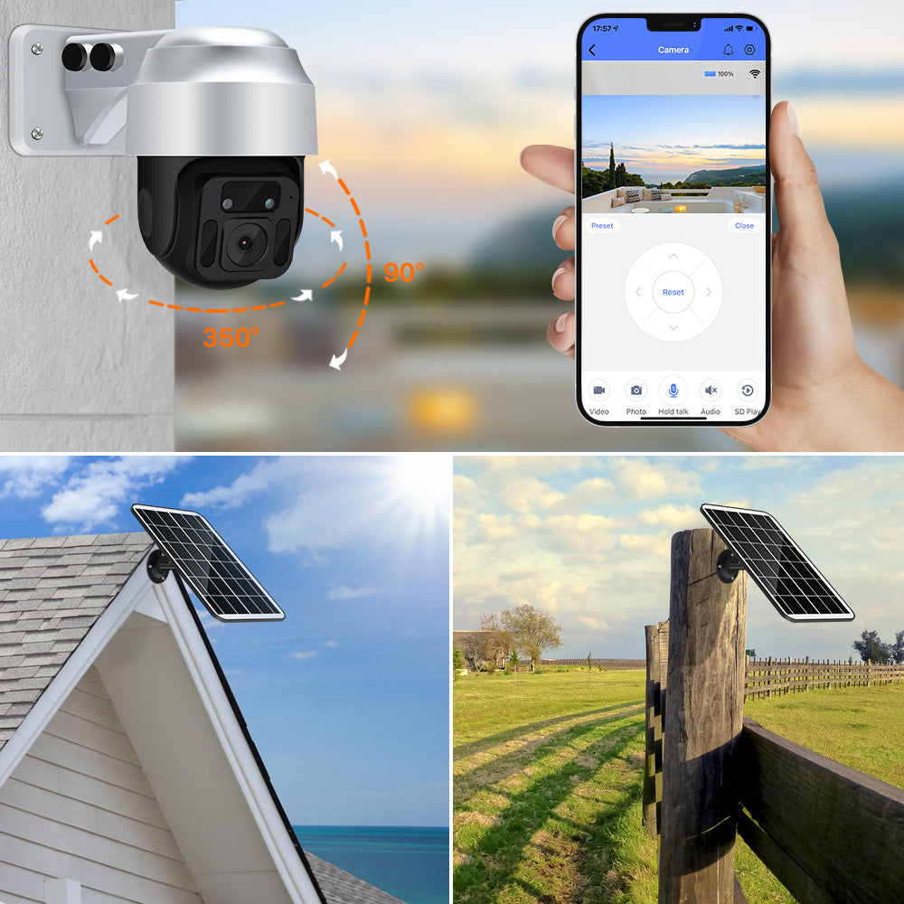 Solar Powered Wireless WiFi Camera